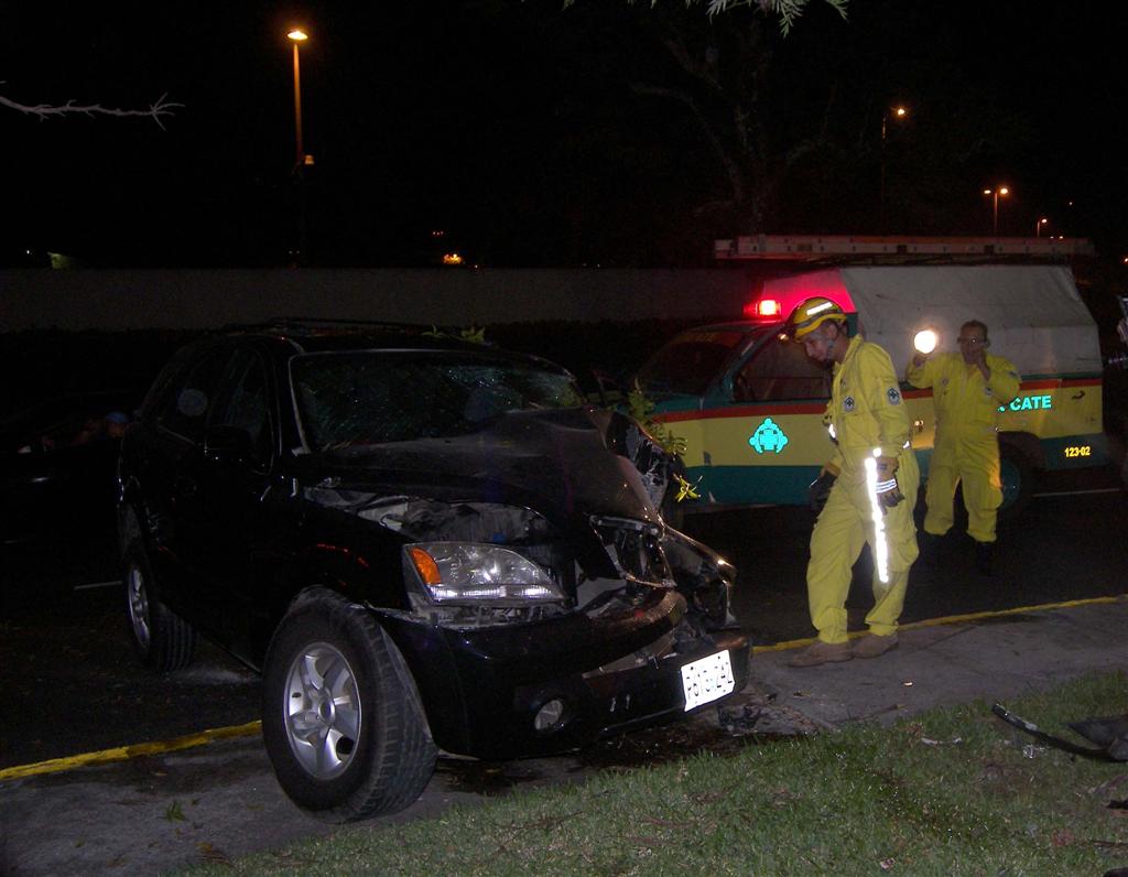 Herido en Accidente