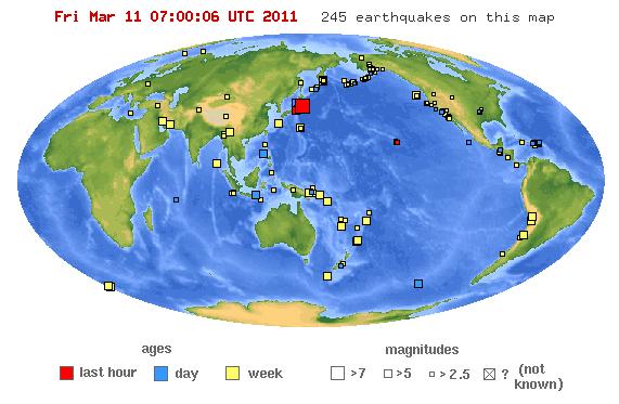 Séisme de magnitude 8,8 au Japon