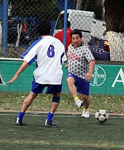 Fotball: Spanjoler mot Guanacos
