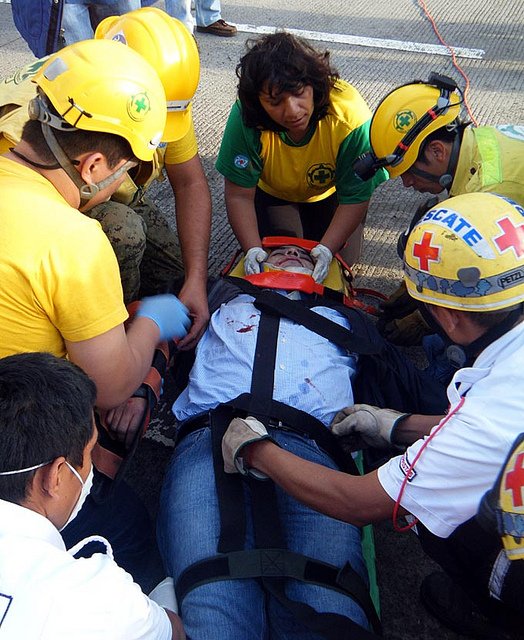 Numerosos Golpeados en Accidente