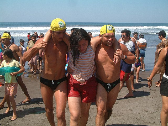 Rescate acuático de los Comandos.