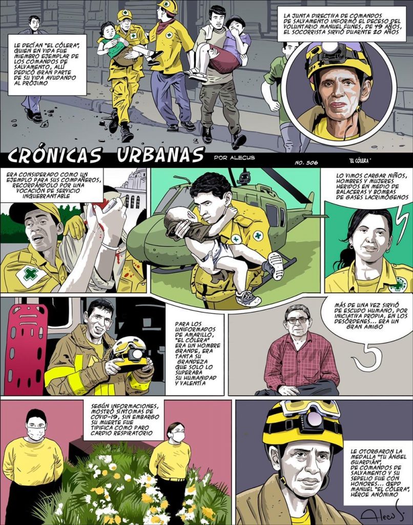 Graphic Novel de Manuel y su obra