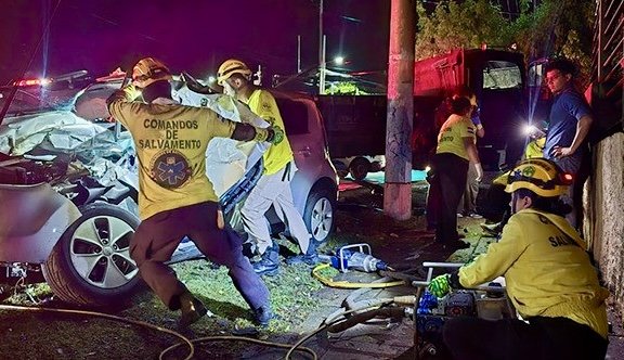 Rescate vehicular de los Comandos.